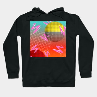 Memphis Style Inspired Pattern Hoodie